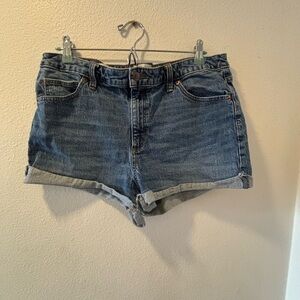 Universal Thread Blue Jean Shorts with Rolled Hems